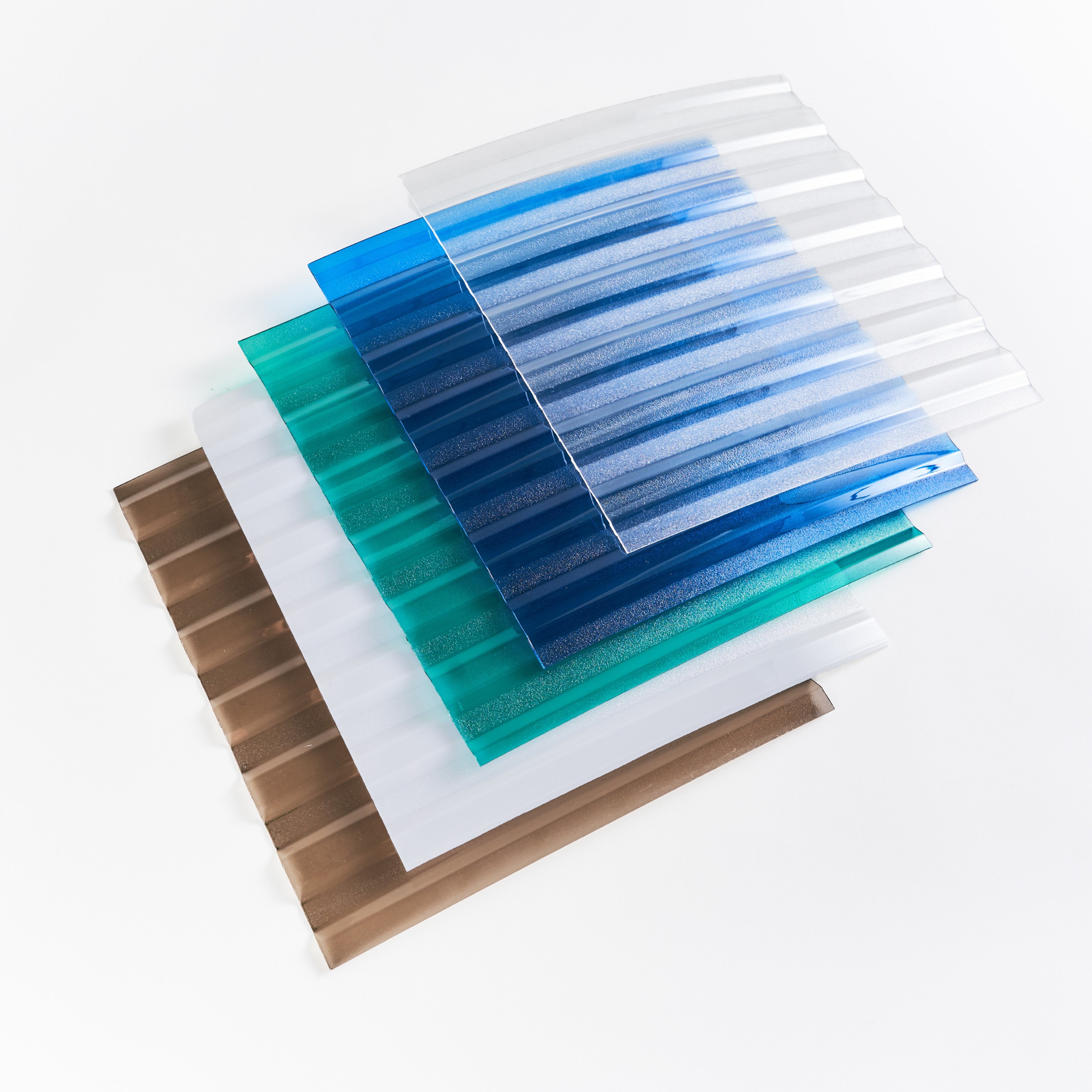 Top Embossed and Corrugated Polycarbonate Sheet