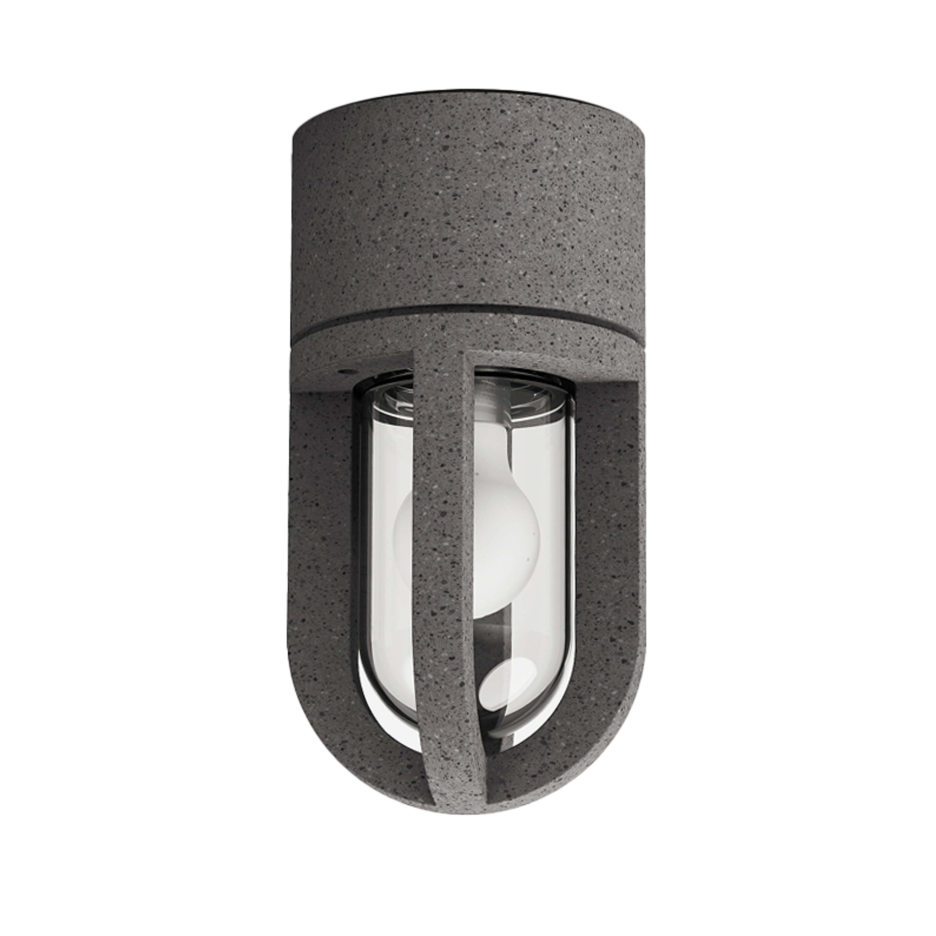 Alvera Outdoor Concrete Ceiling Light