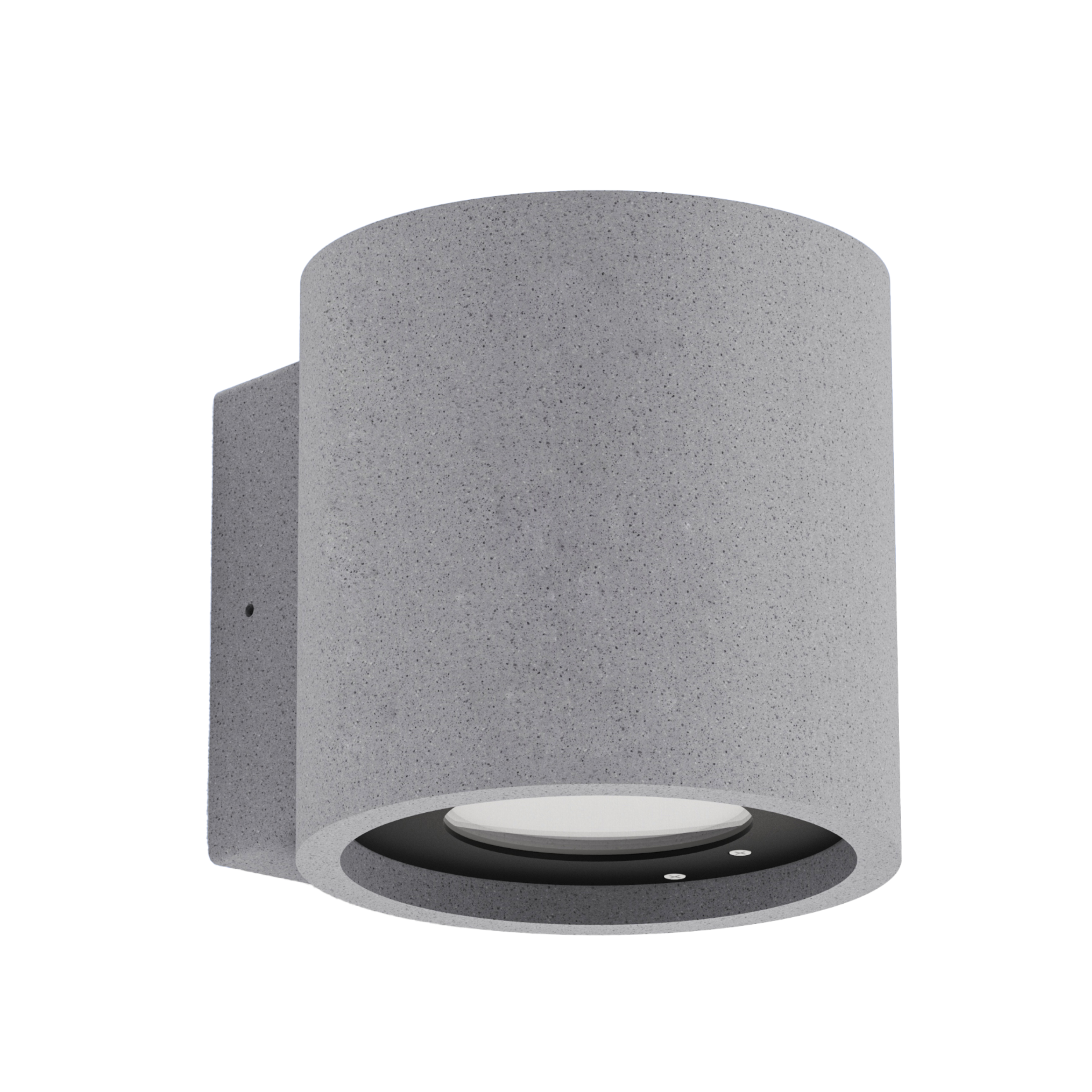 Alvera Concrete Outdoor Wall Light (Short) Round