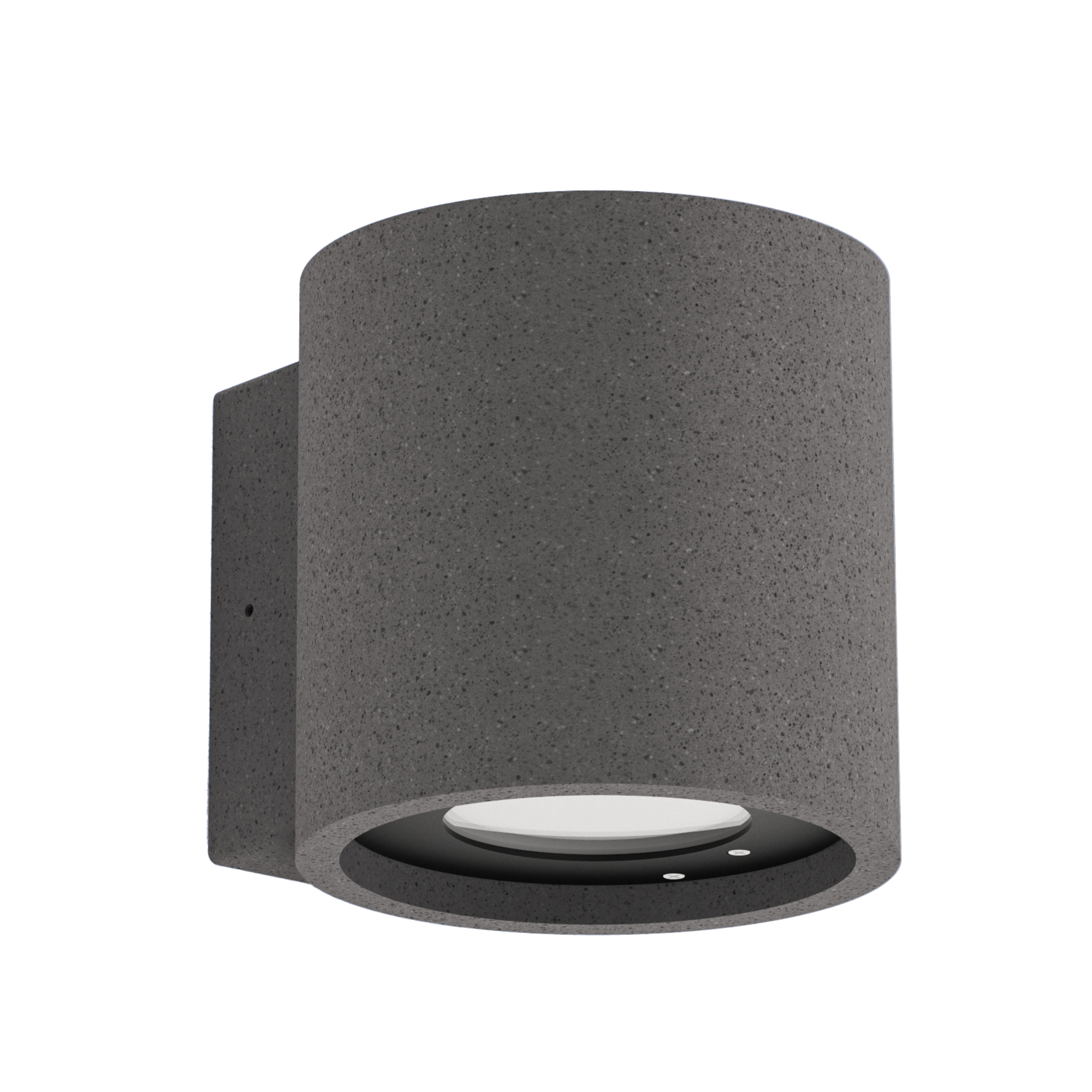 Alvera Concrete Outdoor Wall Light (Short) Round