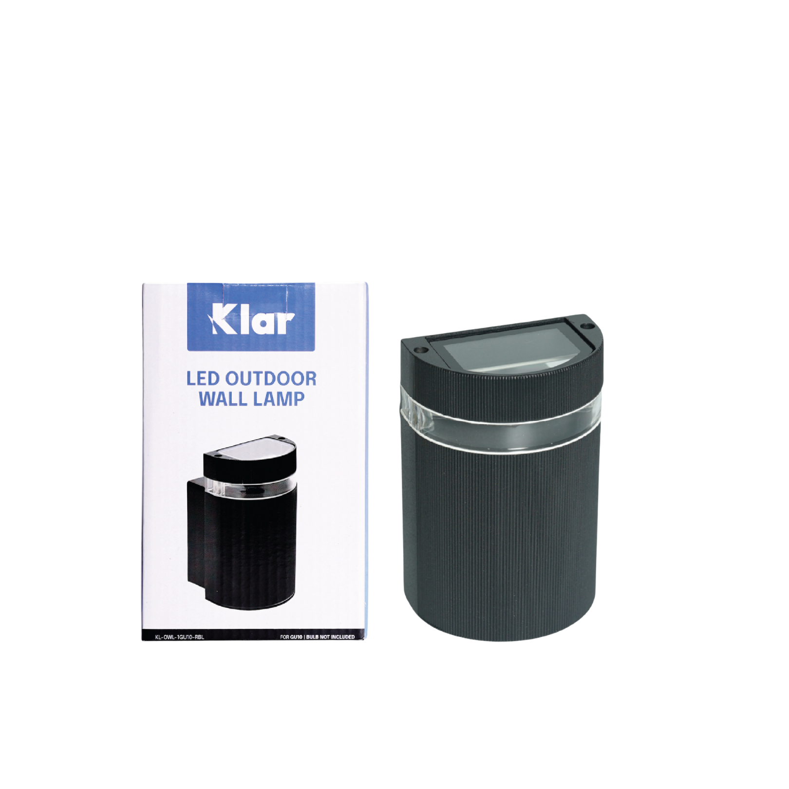 Klar Outdoor Wall Lamp Casing for GU10 Round